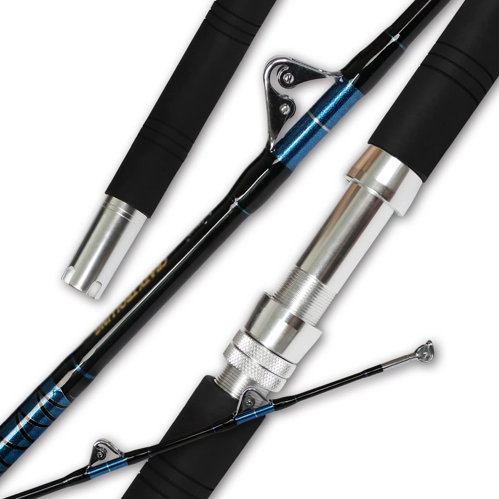 Fiblink Saltwater Offshore Heavy Trolling Fishing Rod Big Game Conventional B…