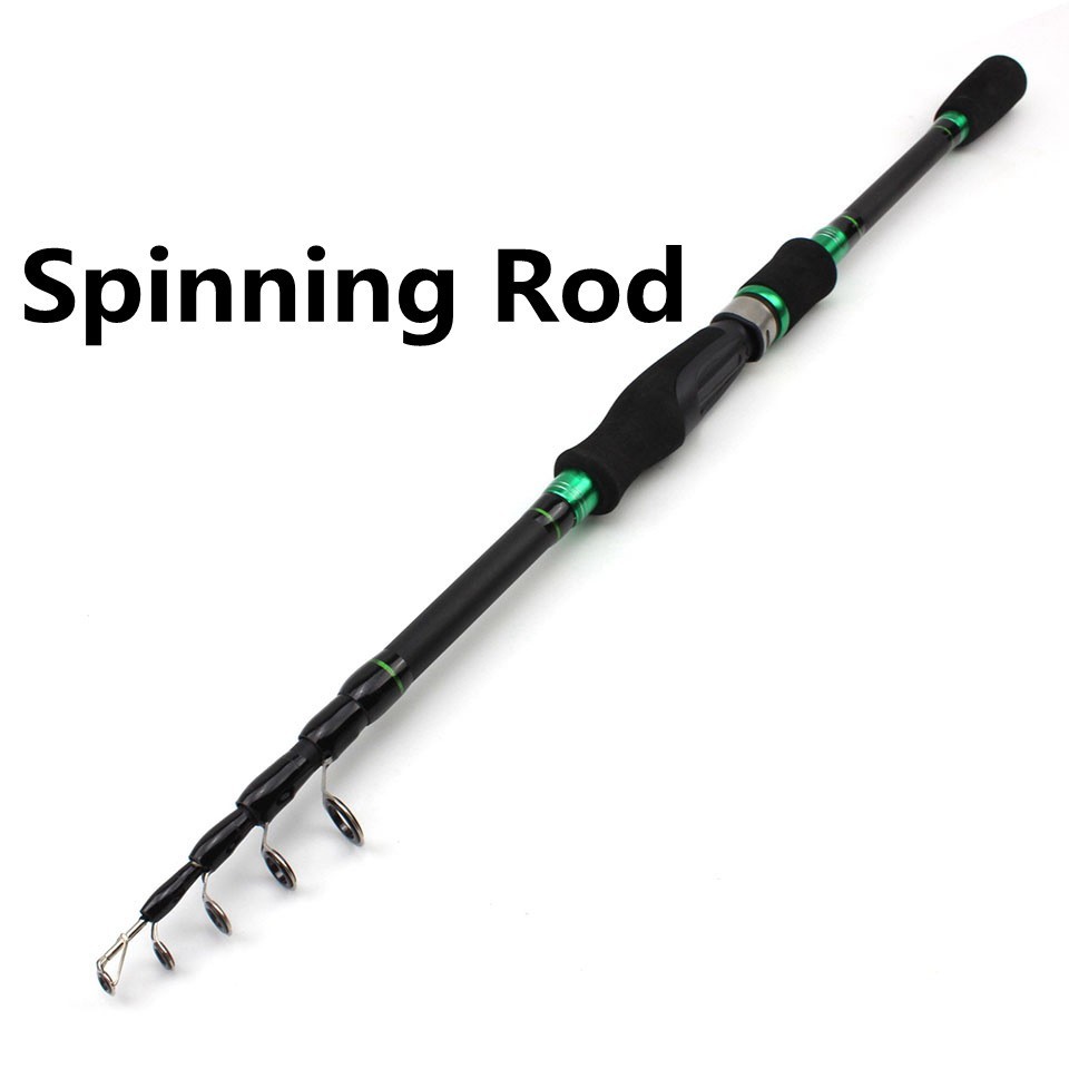 Telescopic Fishing Rod Carp Carbon Fiber Rod 1.8/2.1/2.4/2.7M Fishing Pole Trave