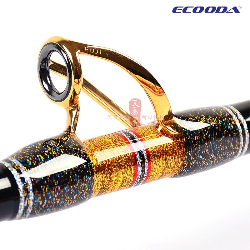 ECOODA Electric Fishing Reel Deep Drop Heavy Boat Rod with FUJI SIC Gold Guides