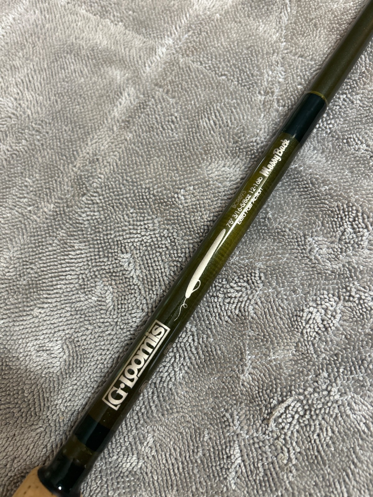 NEW old stock G loomis BCR 893 mossyback 7’5″ casting fishing rod