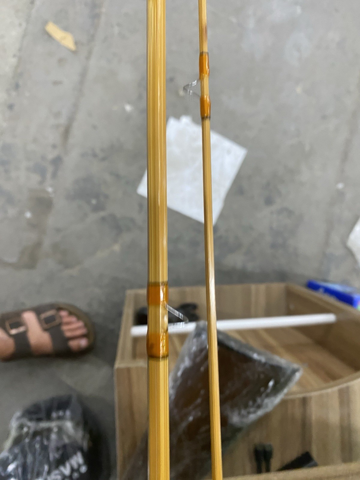 Dan Ellingson Custom-Built Bamboo Fly Fishing Rod. 8’6″ two pcs 5W