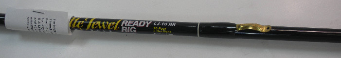B & M LJ10RR 10 Ft Little Jewel Ready Rig Pole 3 Sections