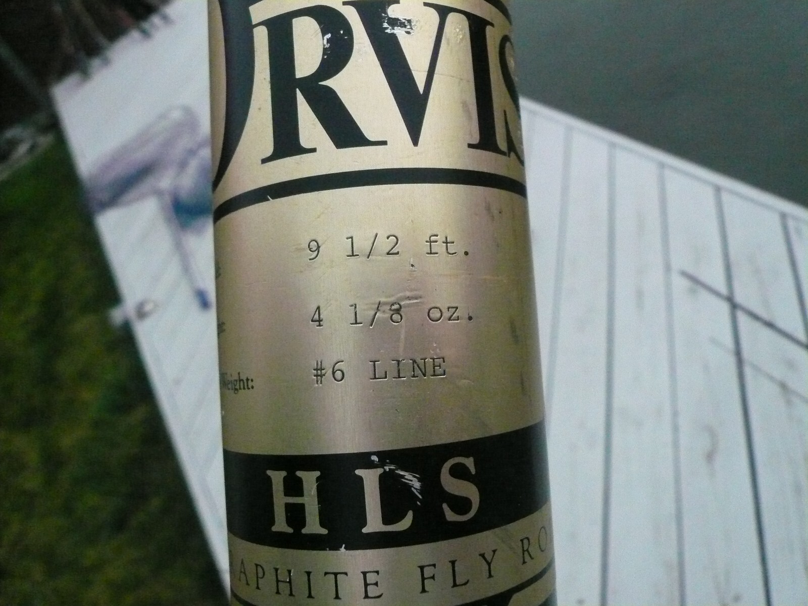 ORVIS FLY ROD 6 WT. 9 1/2 FT RAINBOW+STEELHEAD ROD ,2 PIECE ,TUBE+SOCK READ!