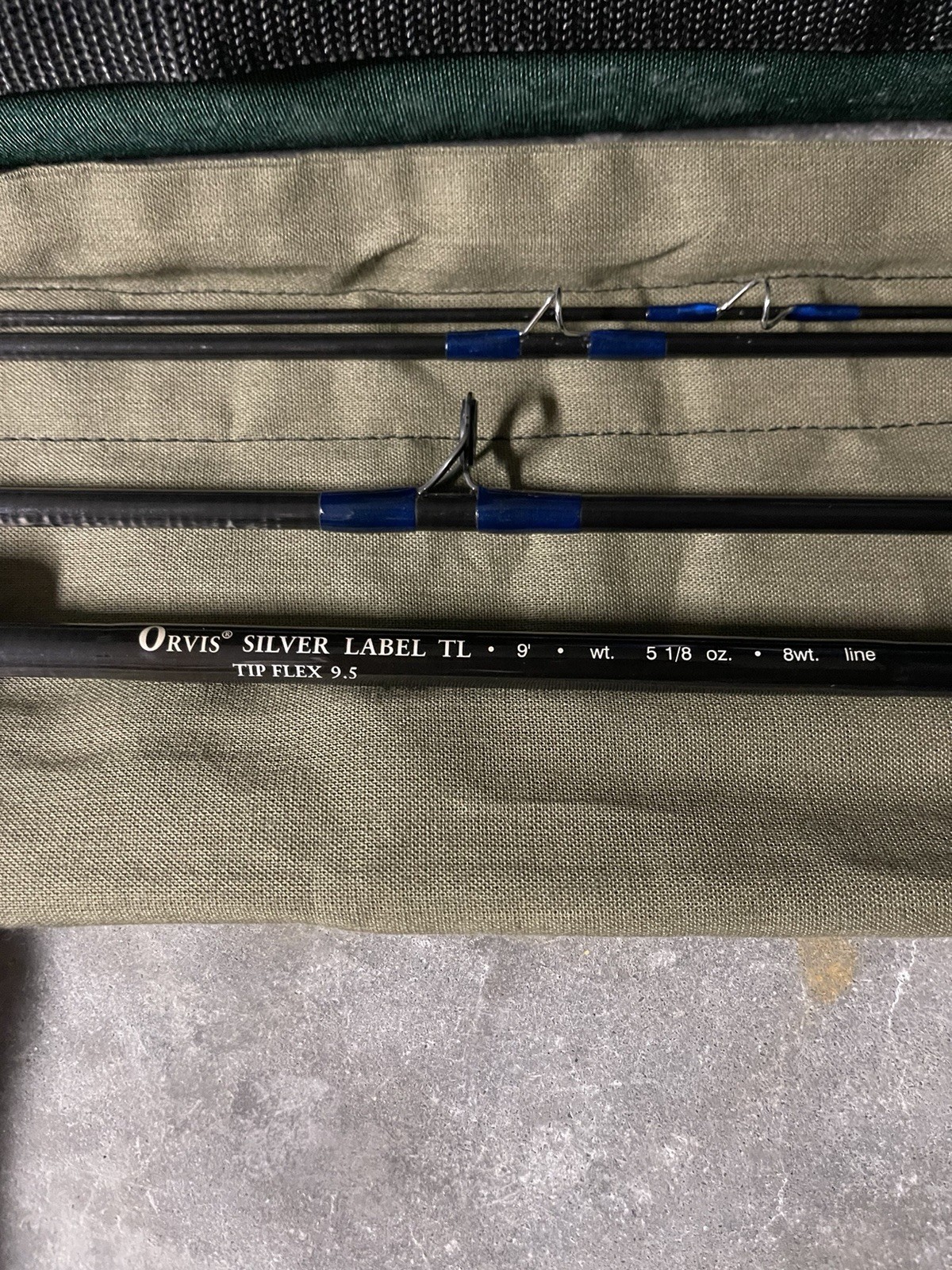 ORVIS SILVER LABEL TL TIP FLEX 9.5 FLY ROD