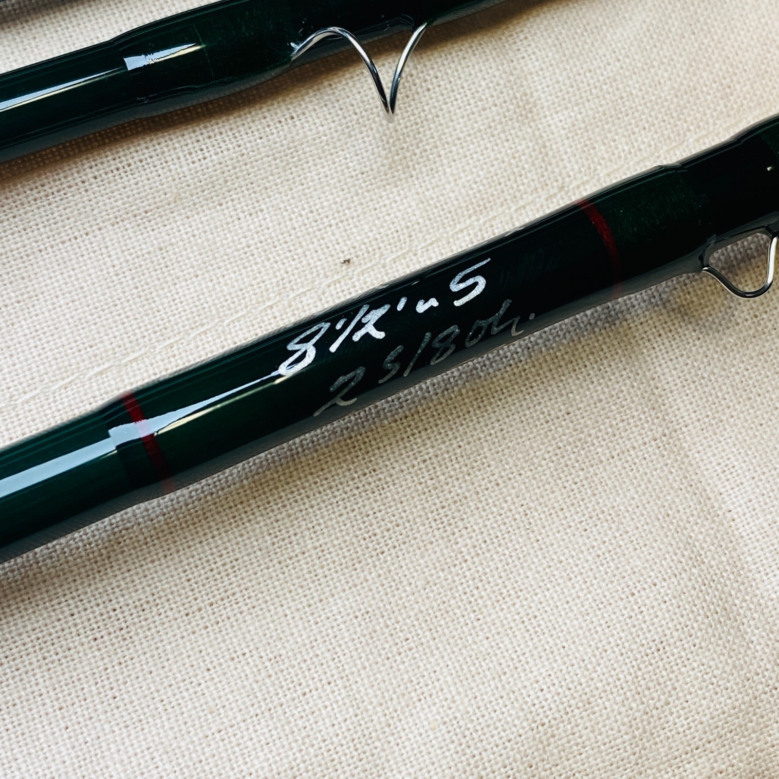 [Beautiful]R.L. Winston Boron IIx 8’6″ 4pcs 5wt Fly Rod Fishing w/tube & sock