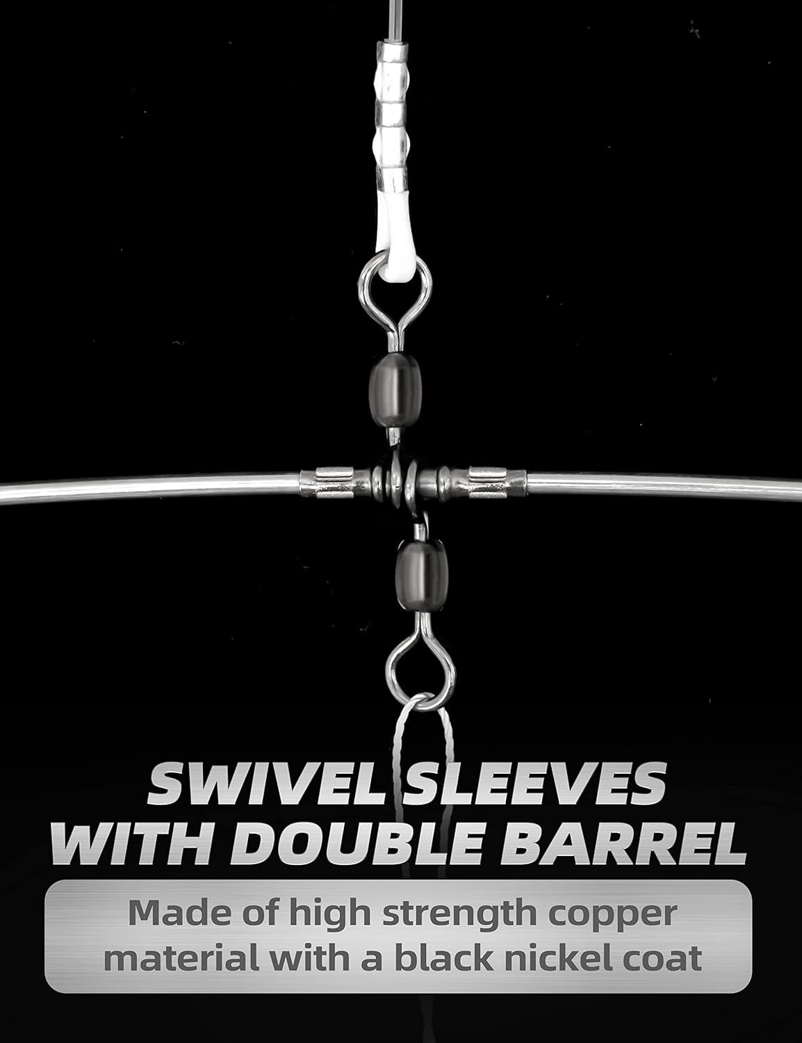 36″ Heavy-Duty 316 Stainless Steel Fishing Spreader Bar for Tuna & Marlin