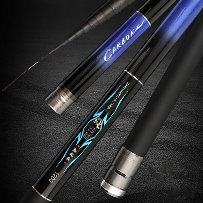 8m 9m 10m 11m 12m 13m Telescopic Fishing Rod Hard Carbon Fiber Hand Fishing Pole