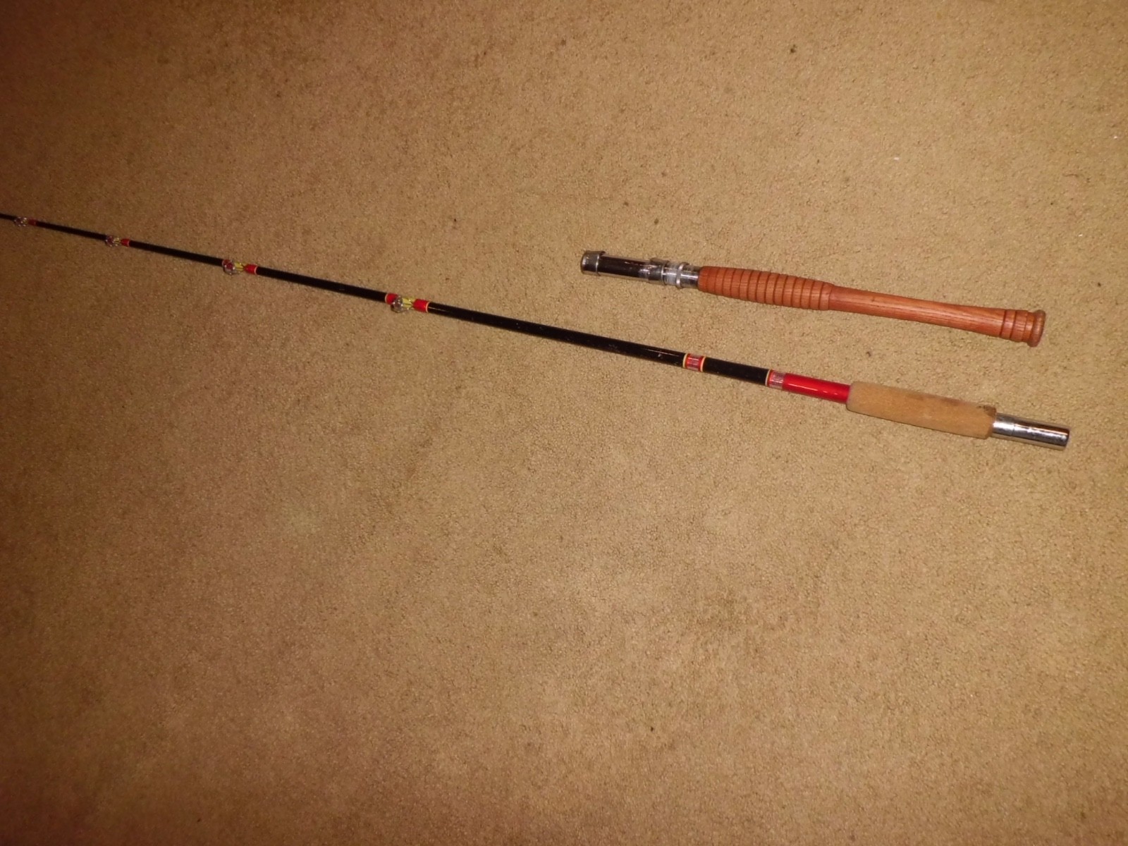 Vintage HARNELL 522 Conventional Boat 6’10” Rod made in USA- 20-40 lb test