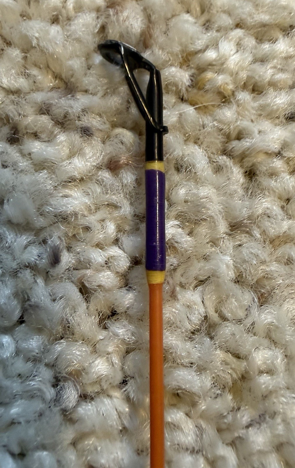 ***RARE*** Orange Glass Kencor “Magnaglas” XL-2 UL Trout (2) Piece Fishing Rod