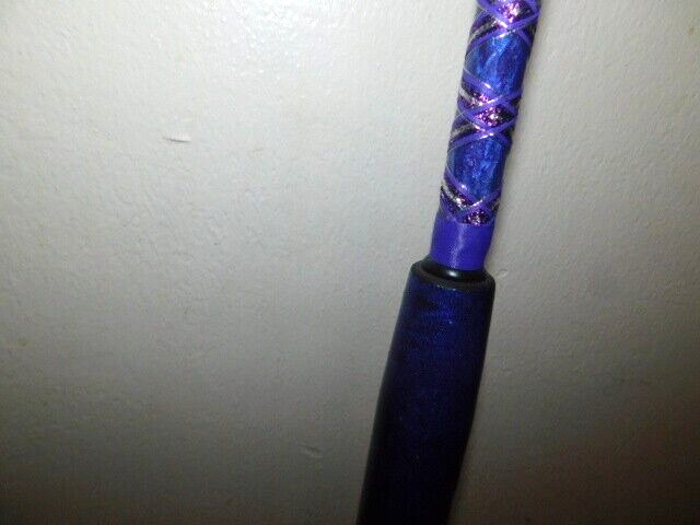 CUSTOM SPINNING ROD PURPLE PEARL SPARKLE MARBLE 10-25 LB 7′ SPECIAL GRIPS NEW