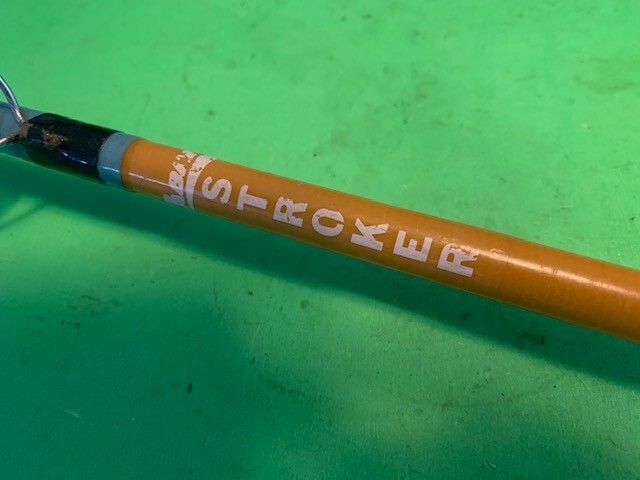 VINTAGE GOLDEN SABRE STROKER 6 FOOT 6 INCH 20 TO 50 POUND RATED FISHING ROD