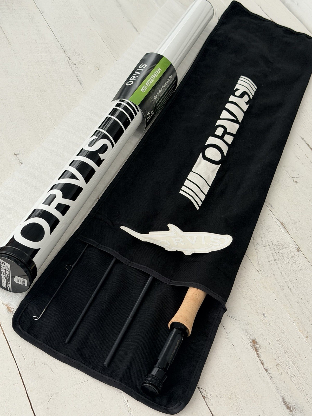 **BEAUTIFUL** 🔥 ORVIS HELIOS-3f 6wt 9’ft LIMITED EDITION OLIVE Rod🔥~NEW~