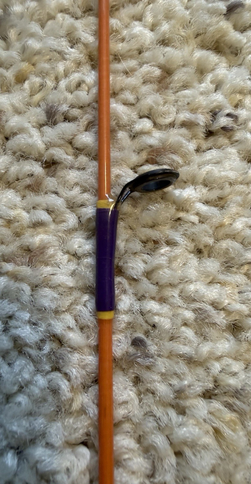***RARE*** Orange Glass Kencor “Magnaglas” XL-2 UL Trout (2) Piece Fishing Rod