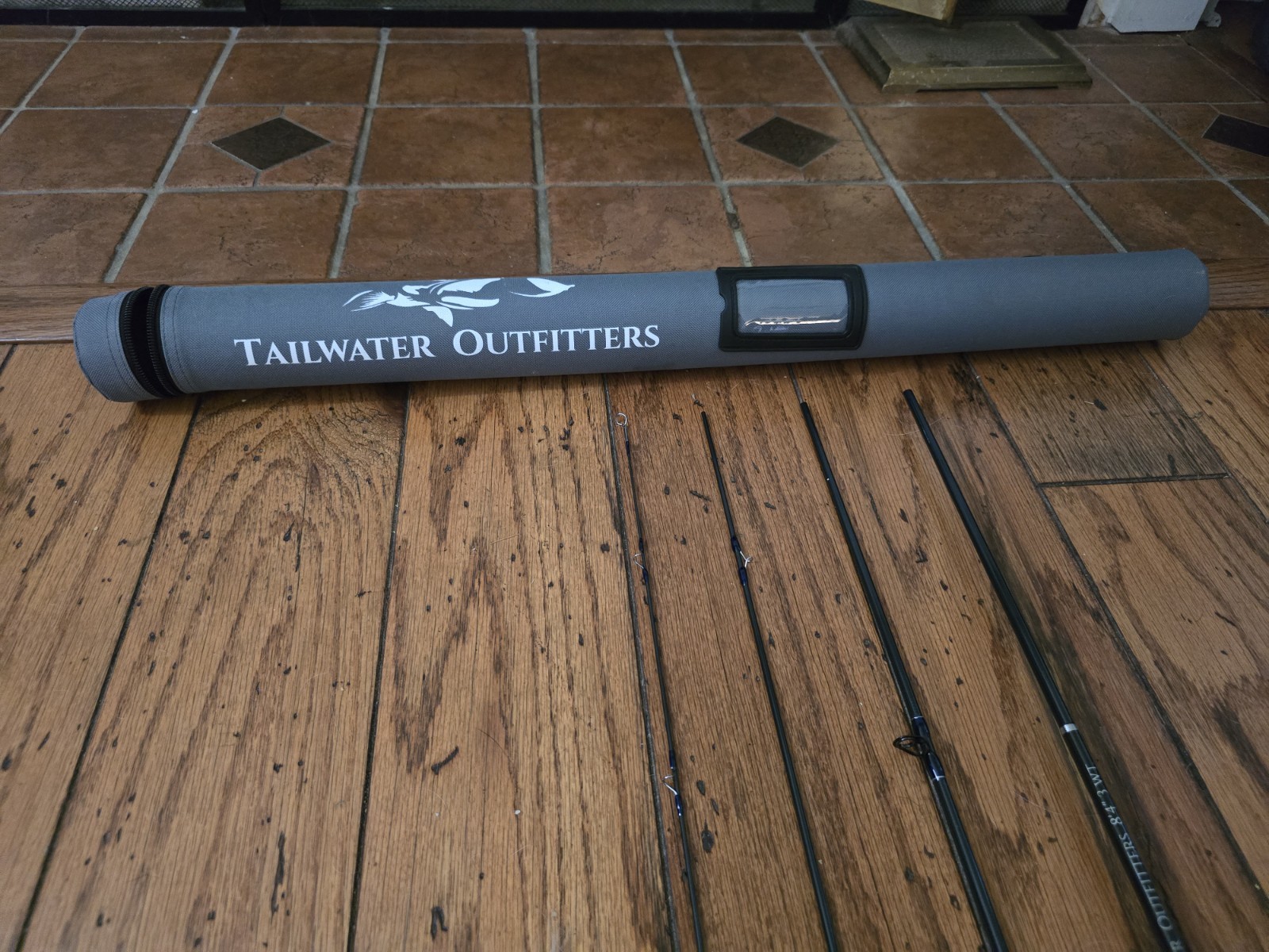 Tailwater Outfitters Fly Rod 8′ 4″ 3wt 4pc Fast Action w/ Tube