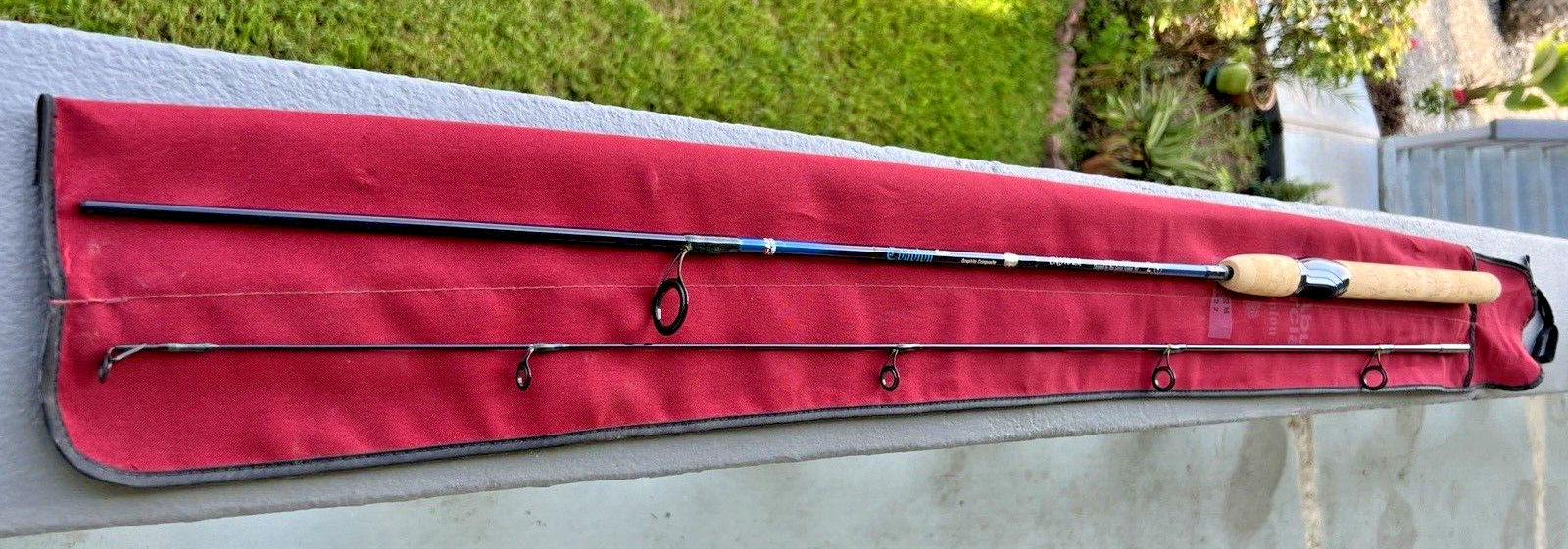 ABU Garcia Conolon 7’ 10-30g Two-Piece Graphite Rod With Carrying Bag Mint Cond.