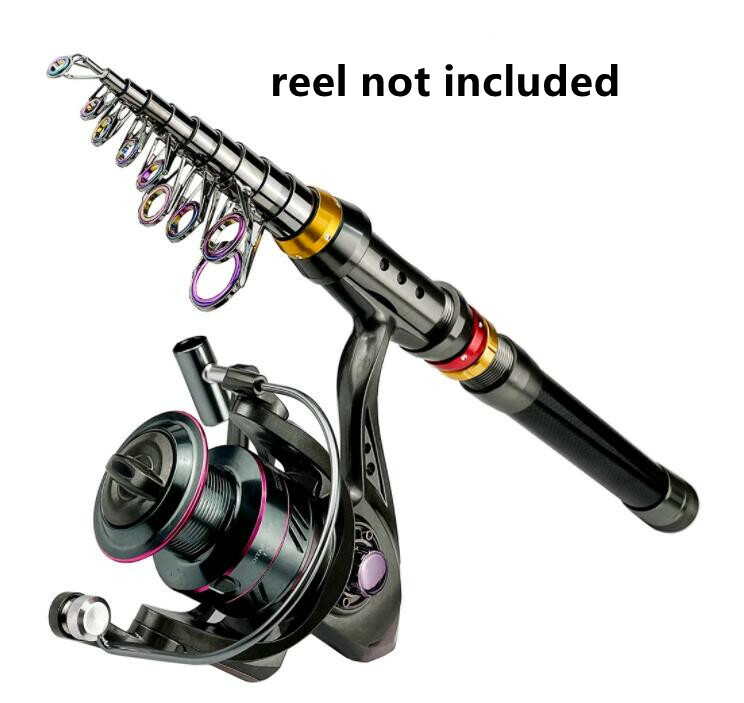 1.8M-3.6M Fishing Rods Telescopic Pole Saltwater Carp Carbon Fiber Spinning Rods