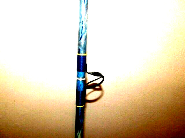 CUSTOM CONVENTIONAL ROD 7′ YELLOWFIN TUNA MARBLE 20-40 LB TURBO’S NEW