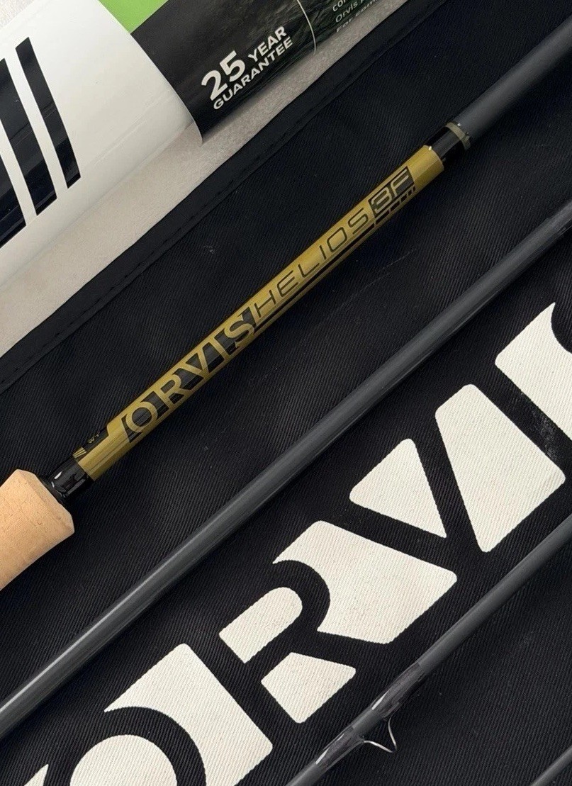 **BEAUTIFUL** 🔥 ORVIS HELIOS-3f 6wt 9’ft LIMITED EDITION OLIVE Rod🔥~NEW~