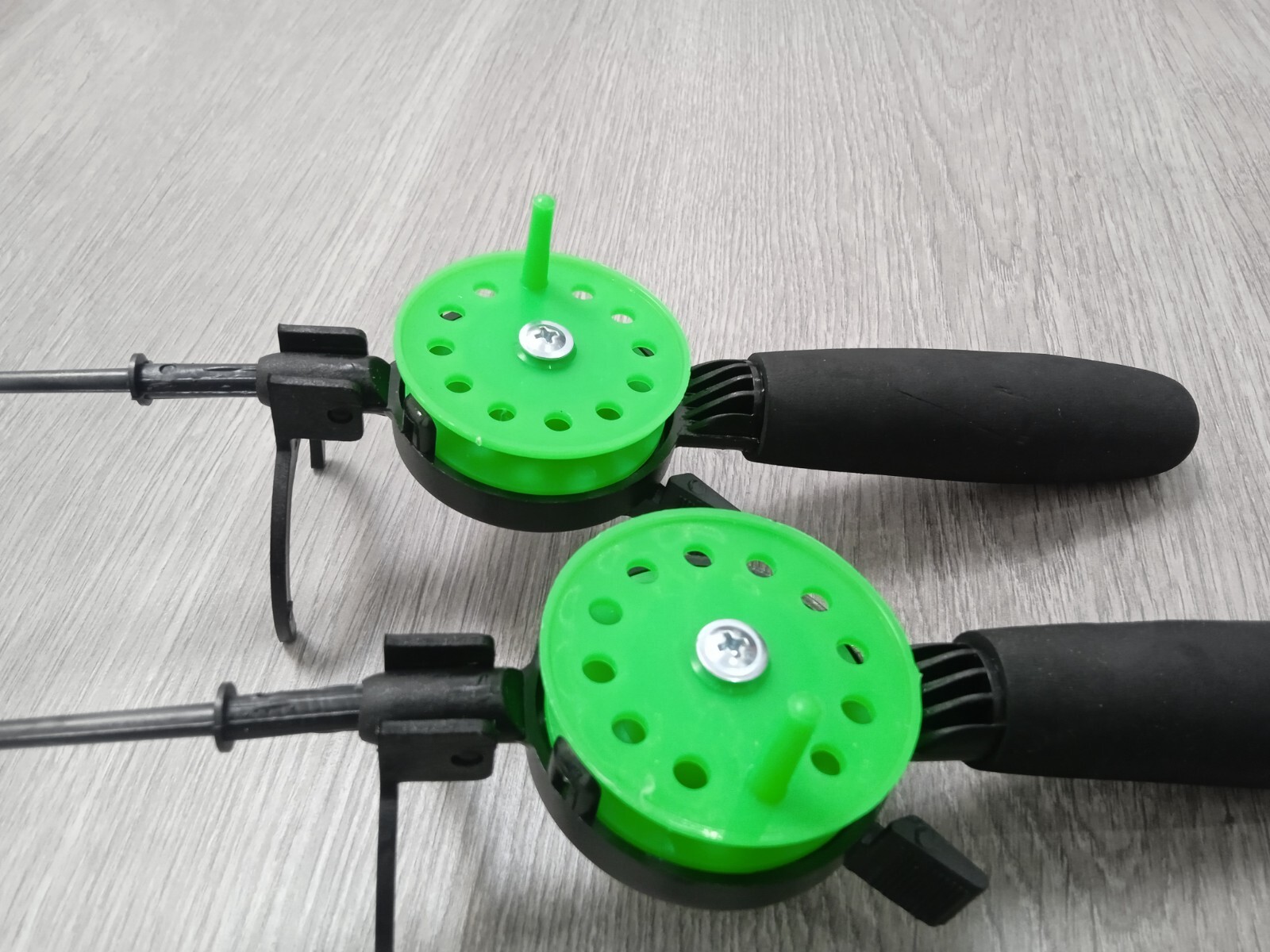 3 pcs Ice winter fishing rod ice vertical jig mormyshka perch bass trout