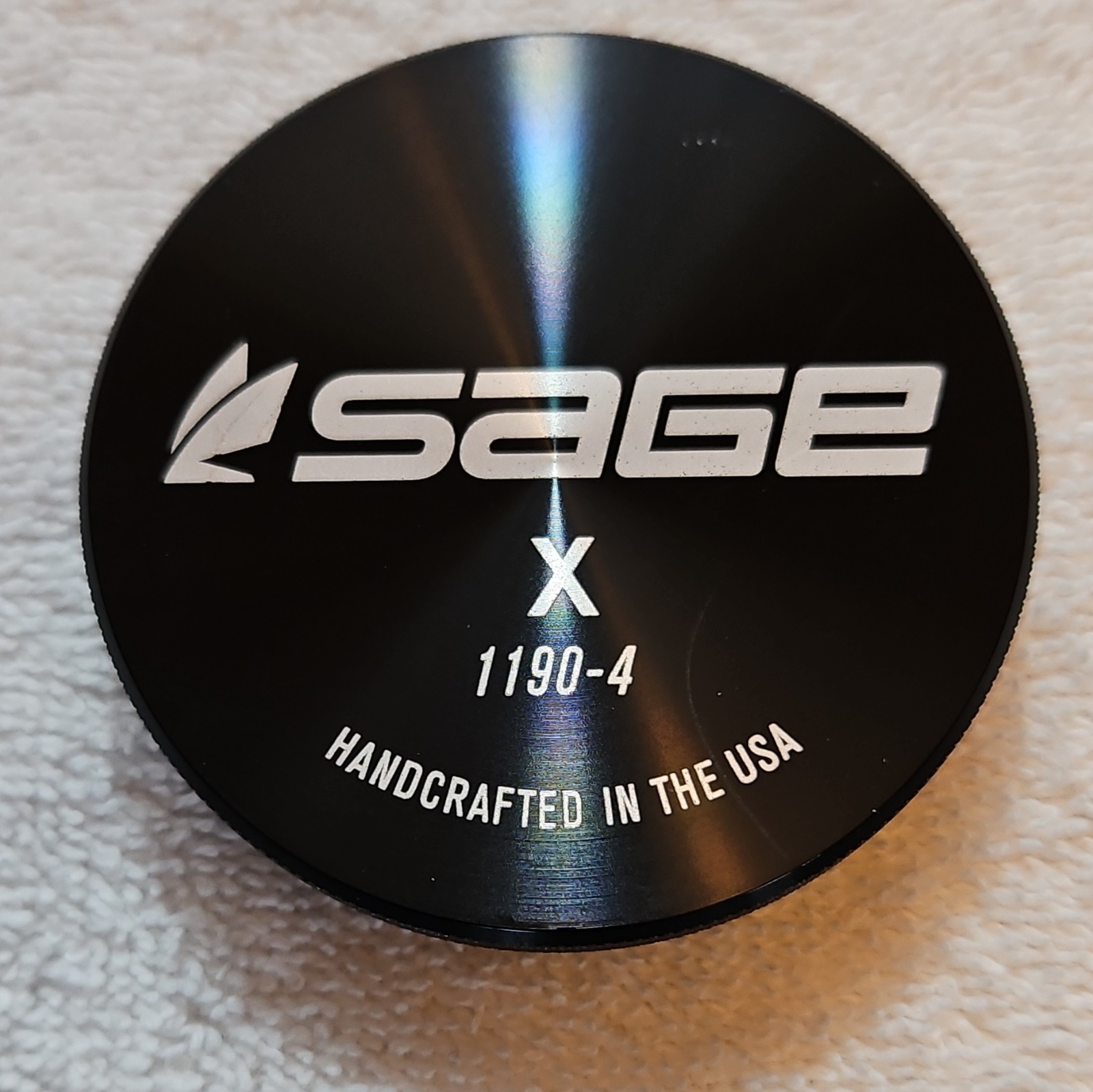 SAGE X 1190-4 Fly Rod 9ft 11wt 4pc Graphite.10 Guides Original &Tube Sock