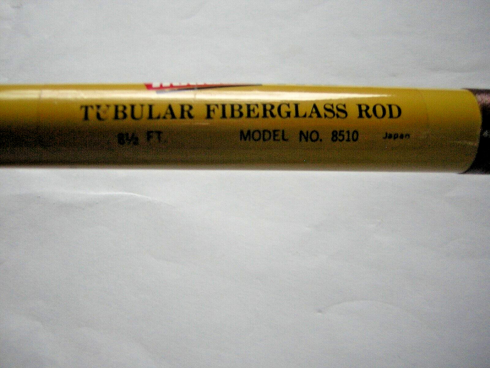 Vintage Heddon Pal Tubular Fiberglass MODEL 8510 Spinning Rod 2-piece & 8 1/2 ft