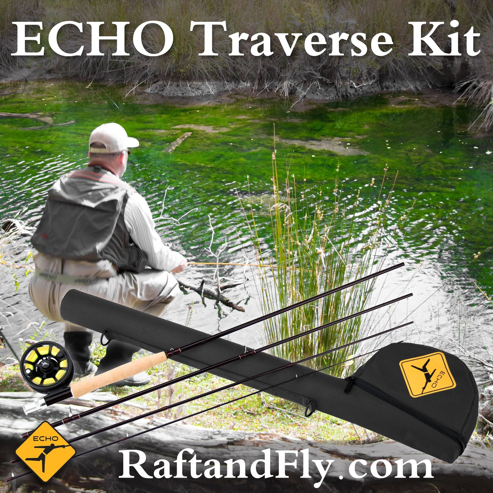 Echo Traverse Kit 4wt 9’0″ Fly Rod Outfit – Lifetime Warranty – Free Shipping