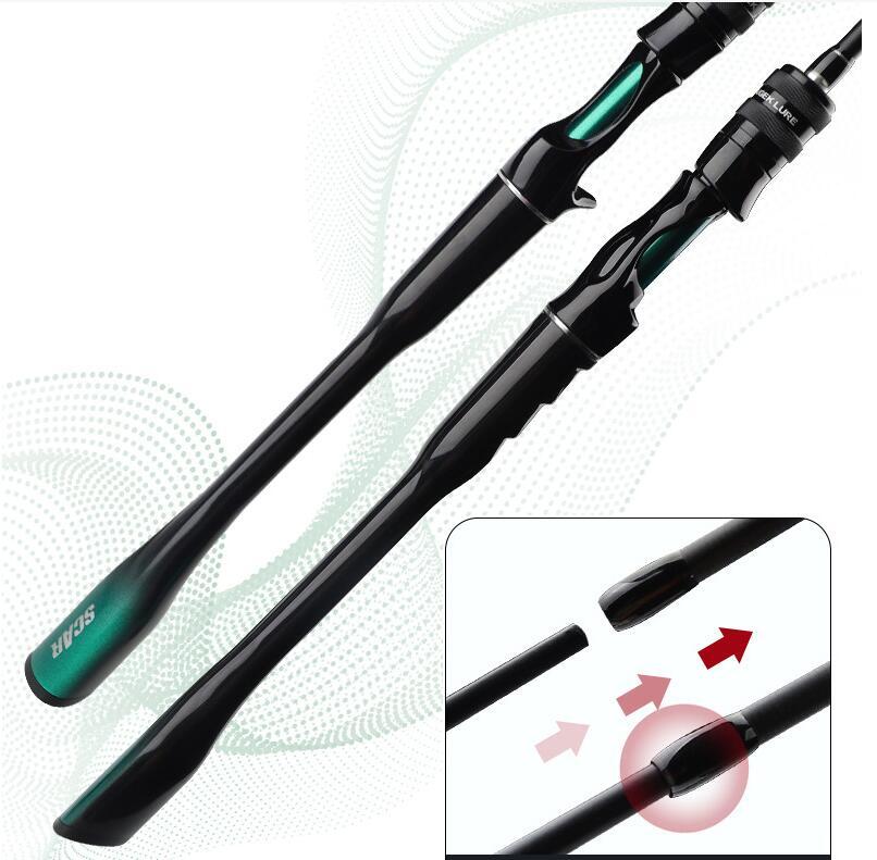 1.8M/6FT Trout Fishing Rods Carbon Fiber Spinning/casting Rods Fast Action Pole