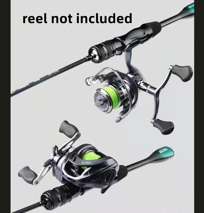 1.8M/6FT Trout Fishing Rods Carbon Fiber Spinning/casting Rods Fast Action Pole