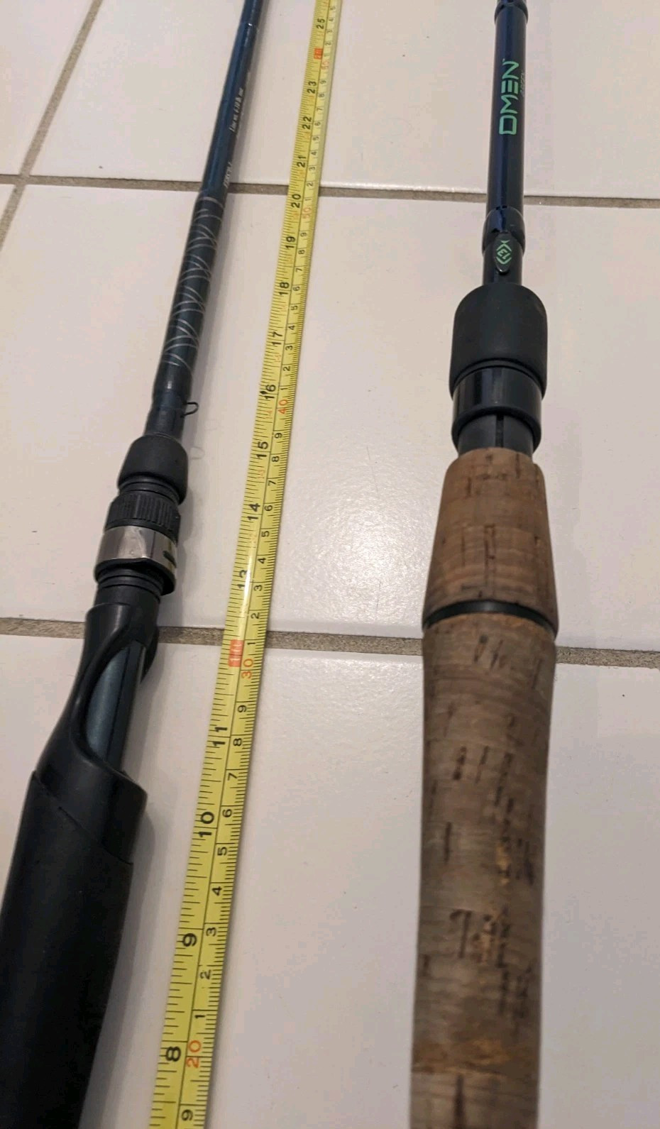 13 Fishing Omen Green Spinning Rod – Shortened to 77″, Professionally Re-Tipped