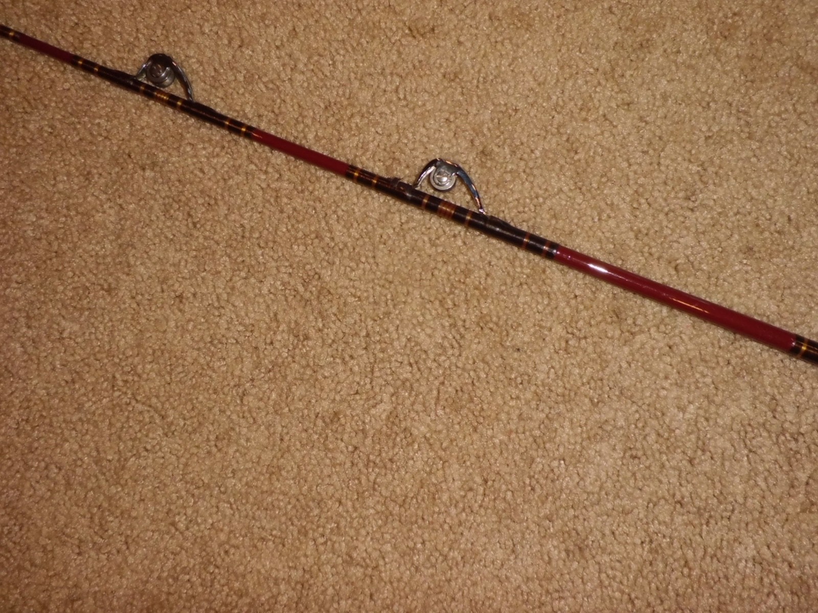 Vintage CARCIA Custom No. 2791 T Conventional 6’4″ Rod made in USA- 20lb Class