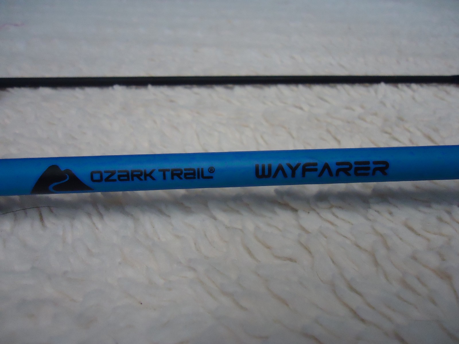WAYFARER OZARK TRAIL 5′ 6″ MEDIUM LIGHT 6-10LB 1/16-3/4 OZ. 2 PC SPINNING ROD #