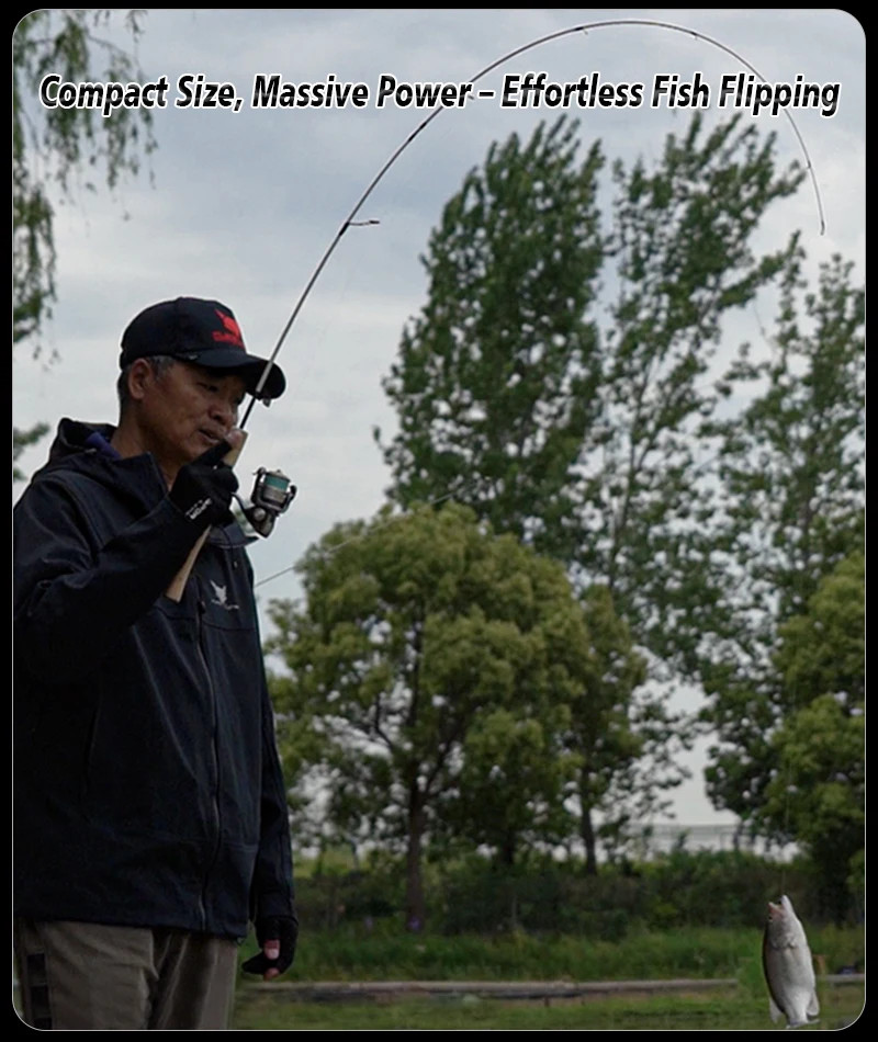 PURELURE REFLEX ARC Flick Cast BFS Rod 6FT Toray Carbon T1100 SIC