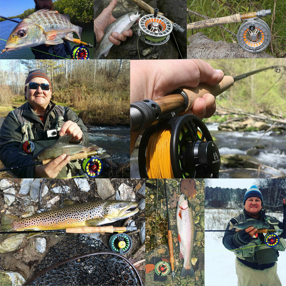 Maxcatch Fly Rod 3/4/5/6/7/8WT IM12 High modulus Nano Carbon Fiber w/ Warranty
