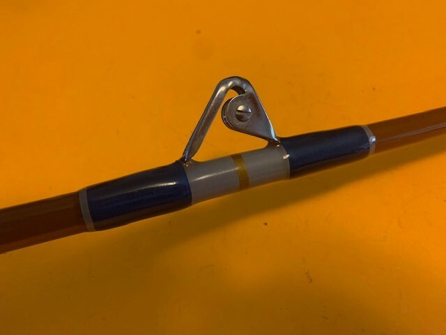 CUSTOM BUILT CALSTAR AC30D 6 FOOT 11 1/2 INCH 30 POUND CLASS BOAT/TROLLING ROD