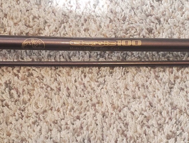 Bass Pro Shops Classic 100 Series 102 Casting Fishing Rod 6′ Medium 2 Piece