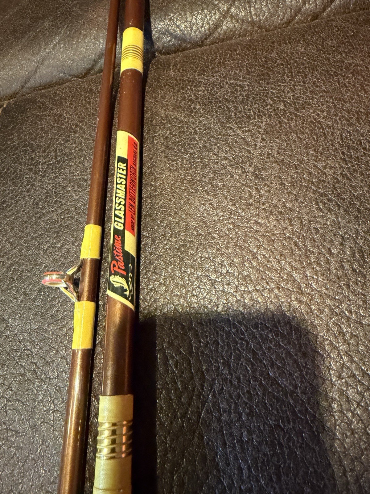 Pastime Glassmaster 8’4″ 2-Piece Fiberglass Spinning Rod w/ Rod Tube