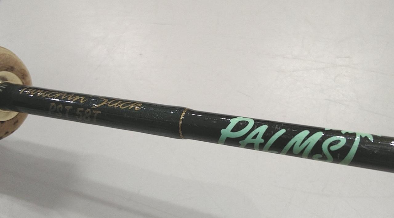 Palms PST58T Bass Fishing Rod 5’8″ (172cm), 1-Piece, 115g, 1/8-3/8oz, 4-12lb
