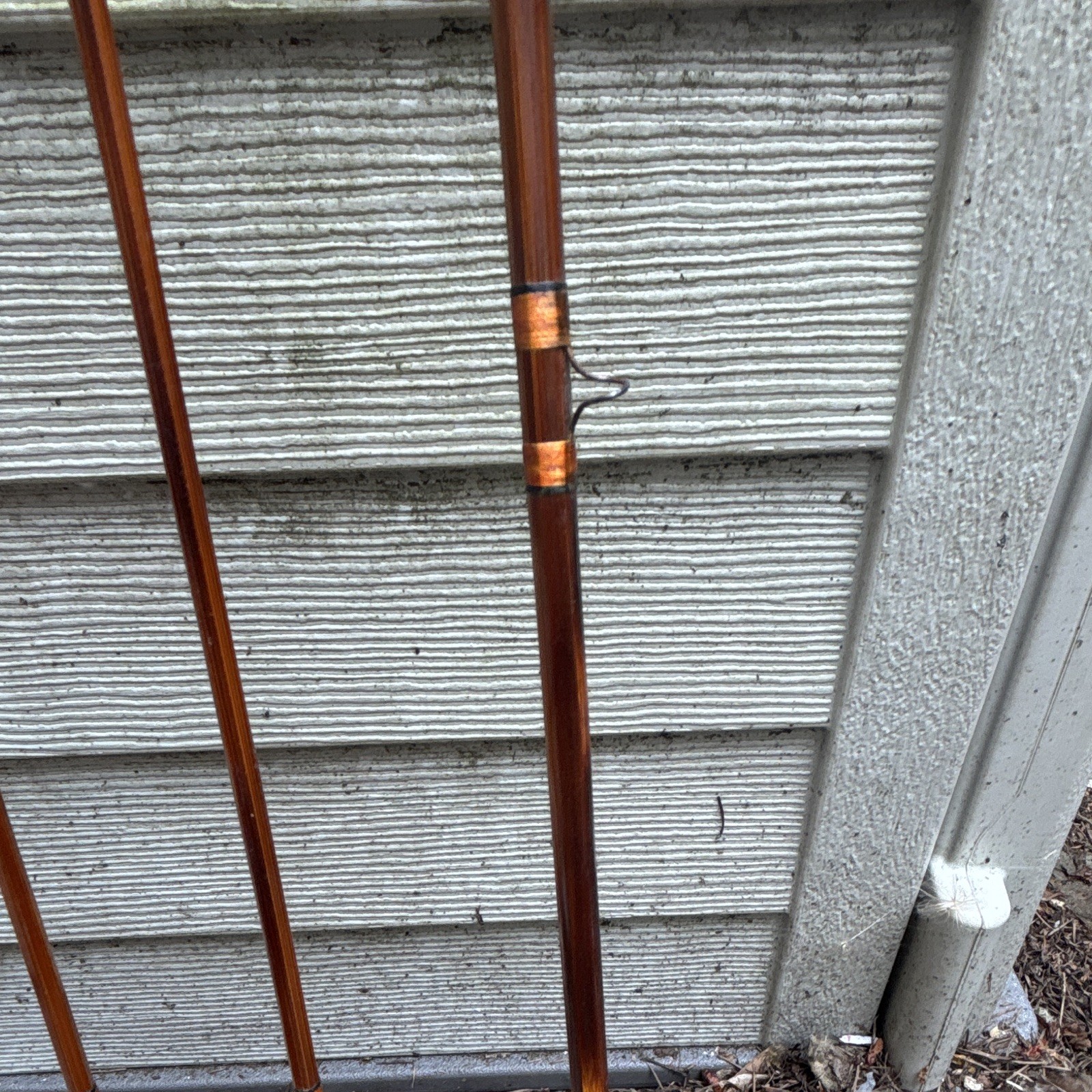 Wards Thoroughbred 9ft 4pc Split Bamboo Casting Rod never used original case