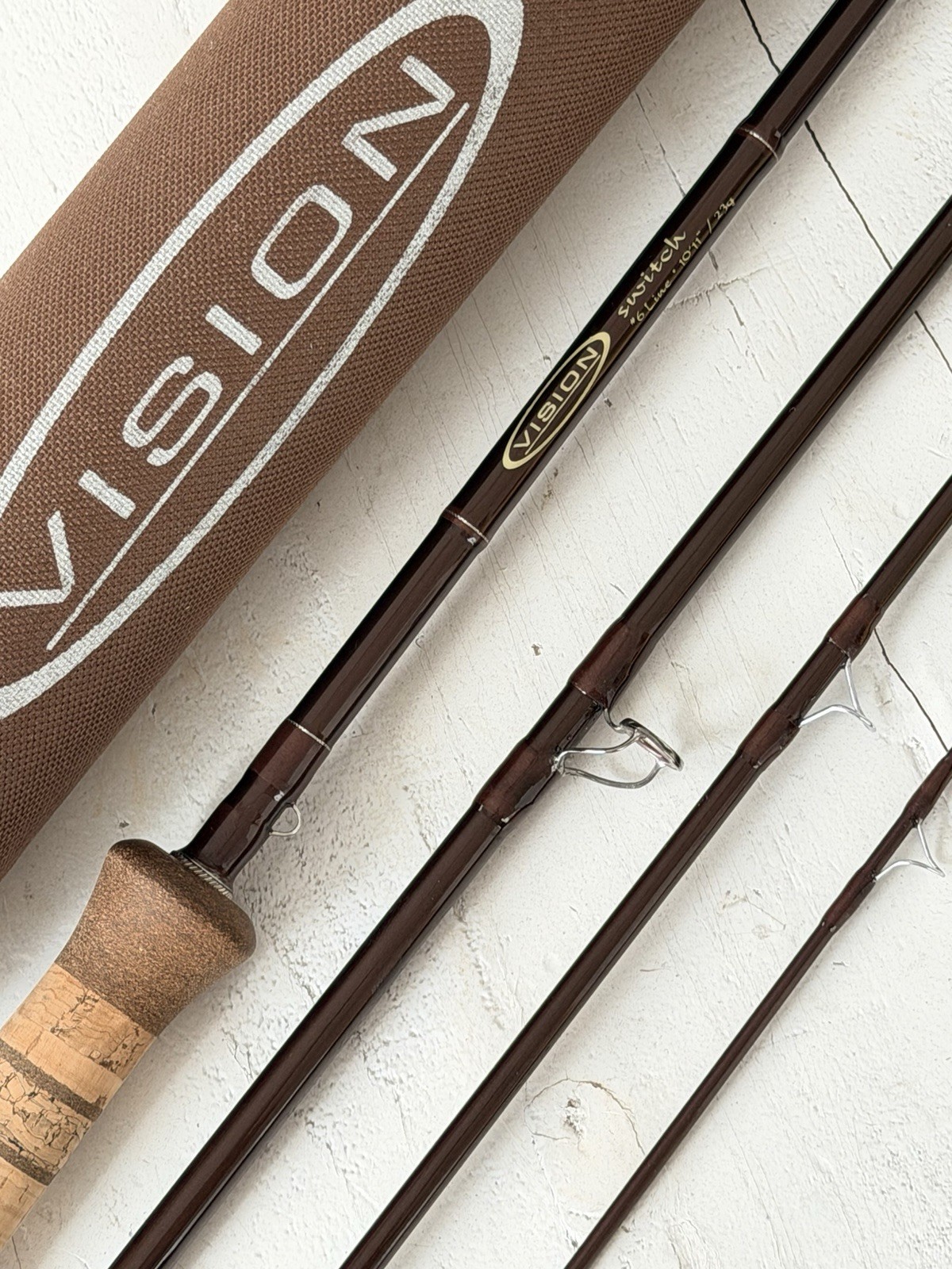 **BEAUTIFUL** 🔥 VISION 6wt. 10’11”in 4pc Switch/Spey Flyrod!! 🔥