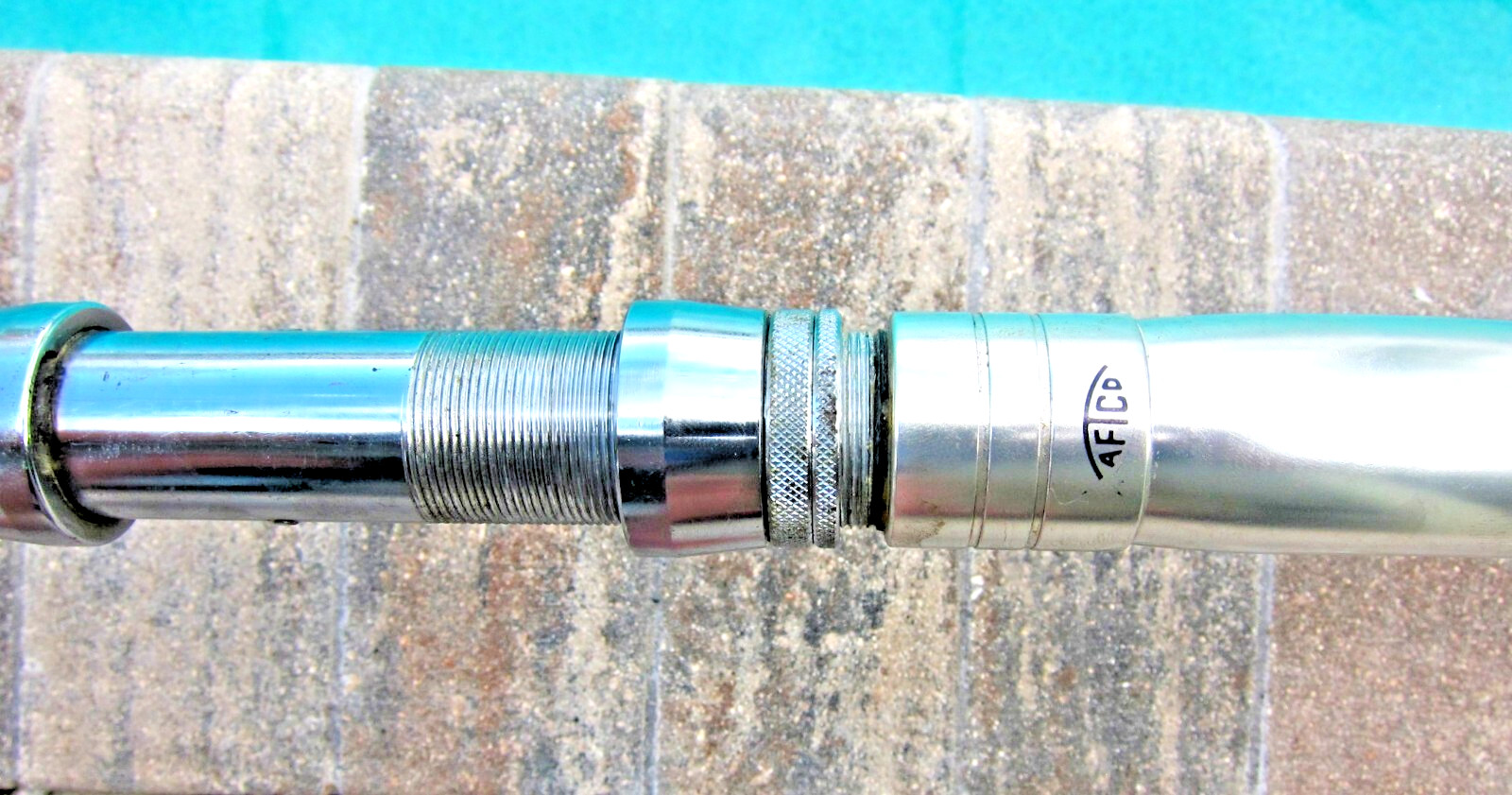 Vintage Custom Big-Game Trolling Rod:TYCOON FIN-NOR Roller Guide:7’5″;200-500lb2