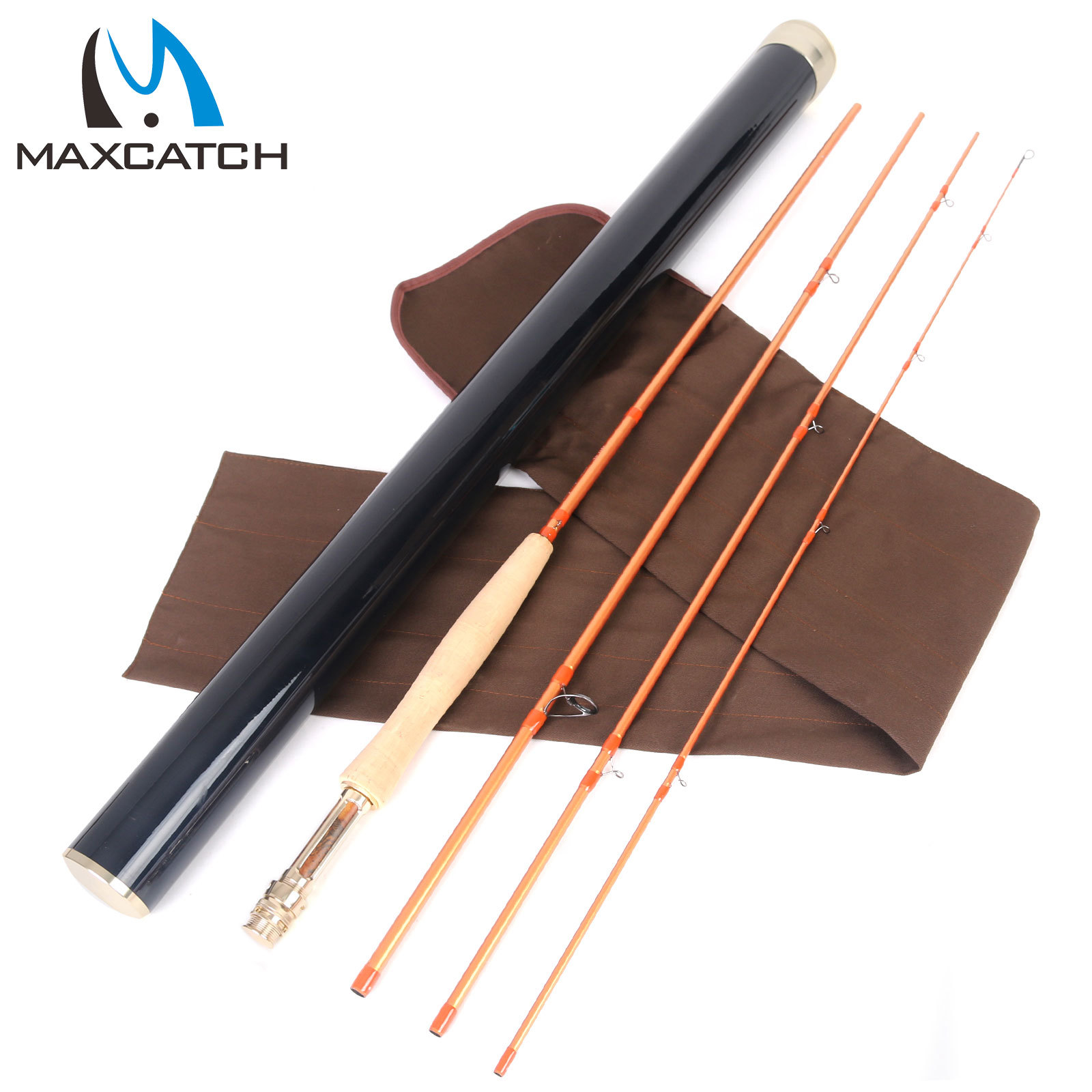Maxcatch Skyhigh Gold Fly Fishing Rod 5/6/8WT 9FT with IM12 Toray Carbon Blank