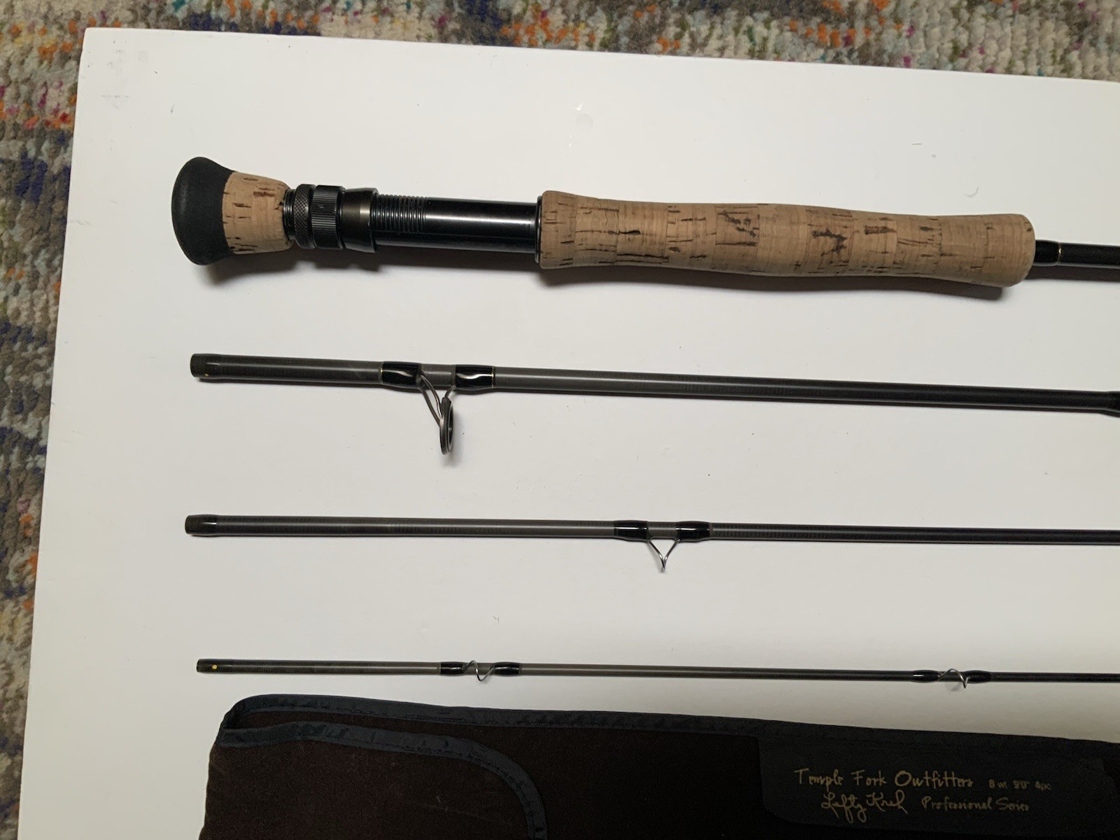 TFO Lefty Kreh Professional Series 8wt 9′ 4-Piece Fly Rod