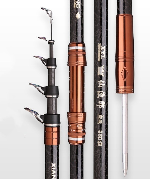 Telescopic Fishing Rods Carbon Fiber Rod Big Game Long Cast Fishing Rod Travel
