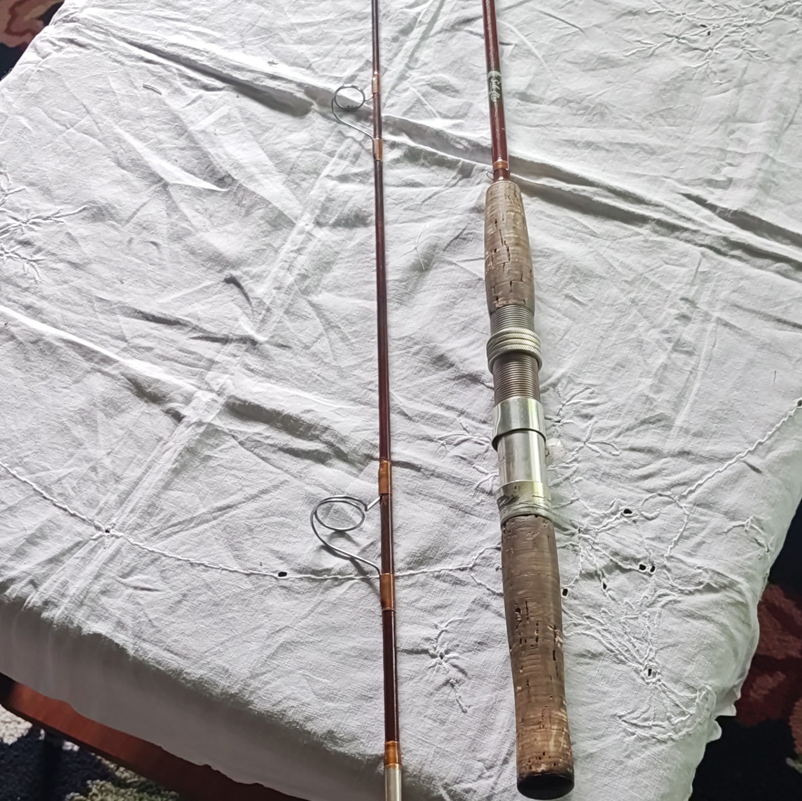 Shakespeare Silaflex Vintage 6ft 2pc Spinning Rod Cork, Medium 6-12lb