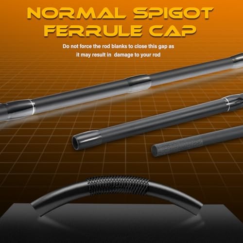 2-Piece Carbon/Glass Composite Spinning & Casting Fishing Rods