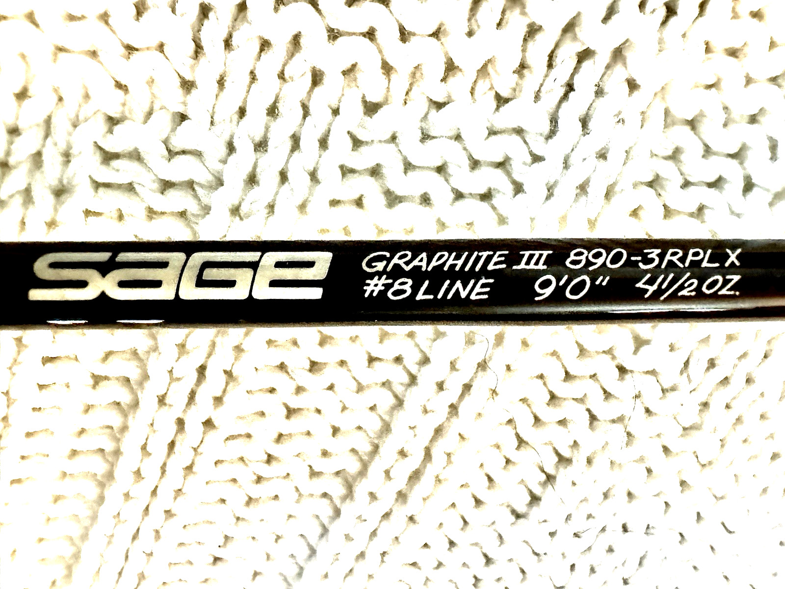 Vtg Sage Graphite III-3RPLX 9′ Able Big Game 3N Reel Extra Spool & Lines Unused