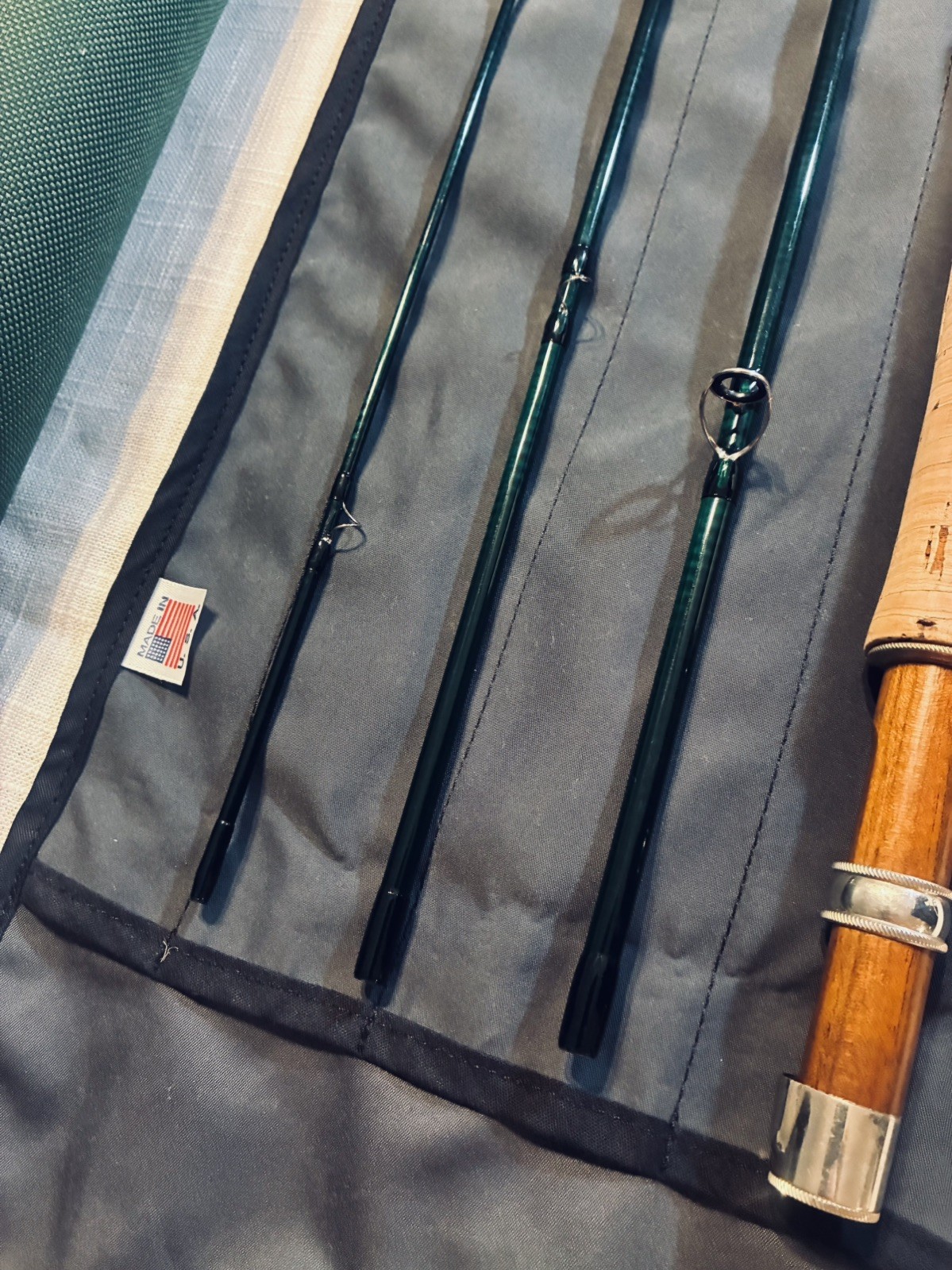 Winston Pure 8′ 4wt Fly Rod 4pc. CustomWinston cap and ring reel seat. Preowned