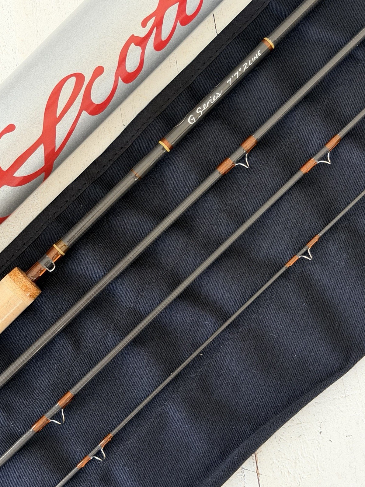 **BEAUTIFUL** 🔥 SCOTT G Series 2wt. 7’7”in~4Pc Fly Rod!! 🔥~NEW~🔥