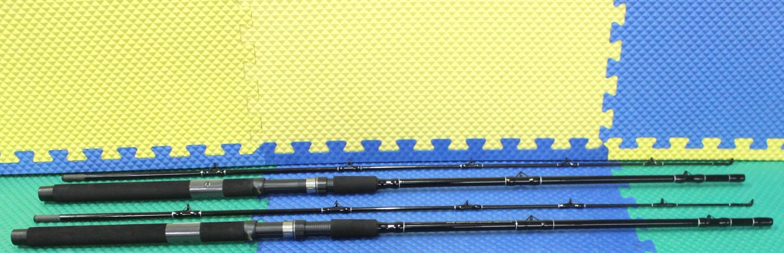 Okuma Black Classic Pro Conventional Trolling Rod Med 7′ 6″ 2Pc CPC-762 2-Pack