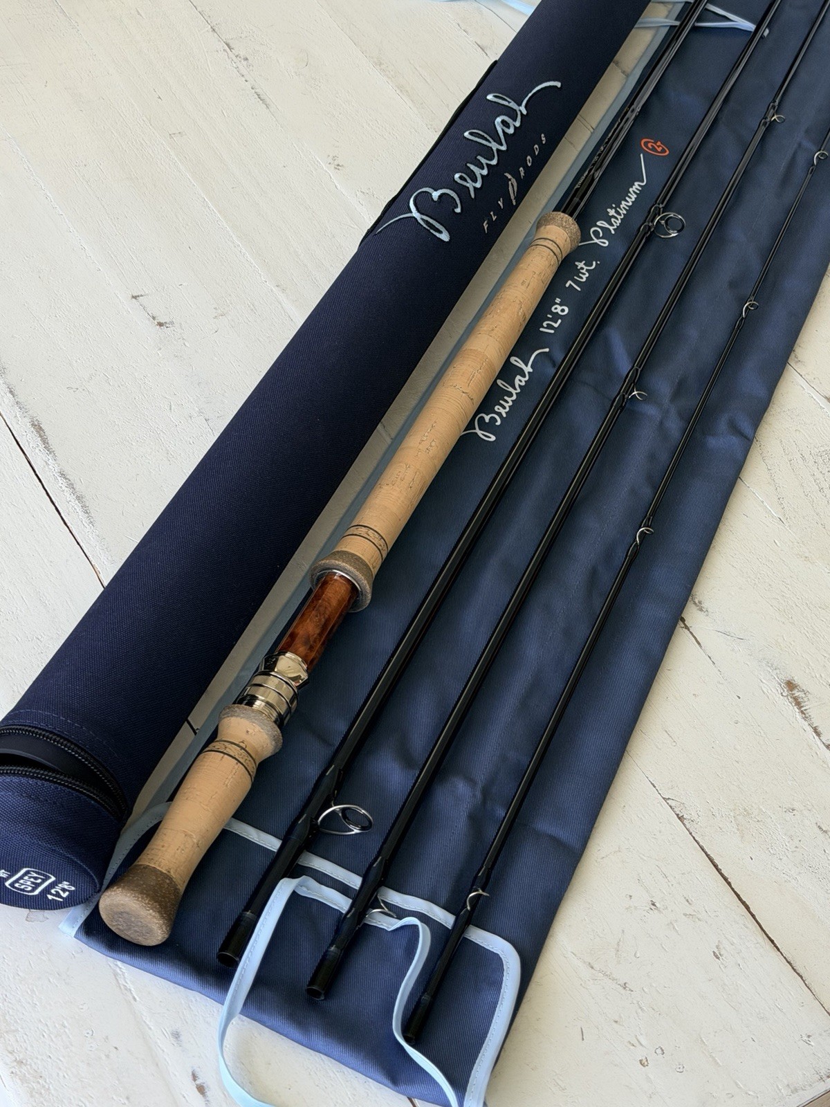 **BEAUTIFUL**🔥 BEULAH PLATINUM 7wt 12’8”in~4pc Switch/Spey🔥~LEGENDARY~